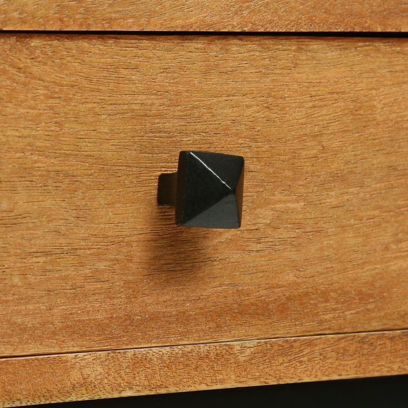 Latitude Run® Mango Wood CShaped Side Table Wayfair